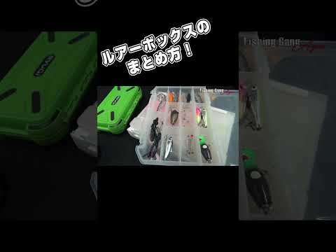 ルアーBOXのまとめ方