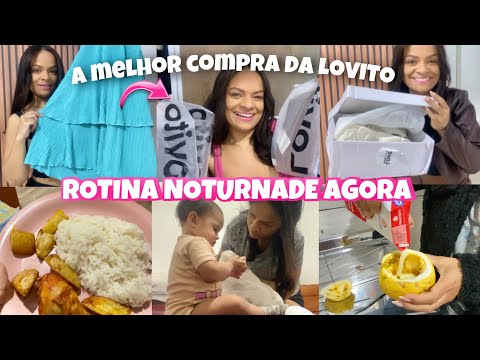 MINHAS ROUPAS NOVAS DA LOVITO🥰 ADAPTANDO NOSSA ROTINA - HORA DO JANTAR - Aline vida de mãe