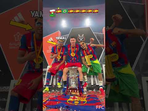 Barcelona Players With <strong>Their</strong> Teammates 😍