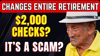$2,000 Checks “CONFIRMED”? ⚠️ Seniors Need to Hear This NOW