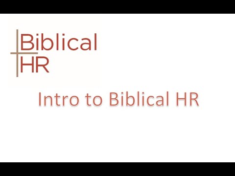 Biblical HR Introduction