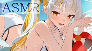 SUMMER ASMR ❤️🐼 바다에서 귀파주기, 마사지 ❤️