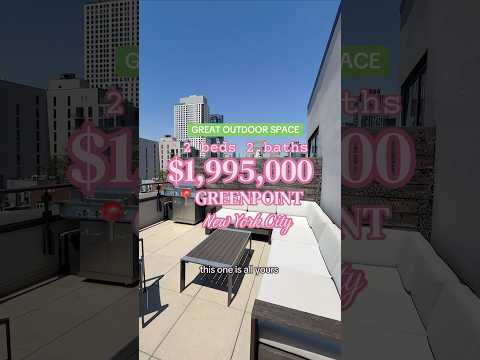 2-Bed Apartment for Sale in Greenpoint, Brooklyn NY