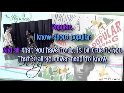 Mika – Popular Song (feat. Ariana Grande) Karaoke/ Instrumental