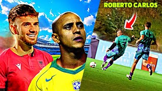 I Played A Football Match With Roberto Carlos🇧🇷🤯
