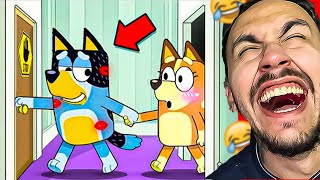 TENTE NÃO RIR DA Bluey ENGRAÇADA 🤣🤣🤣