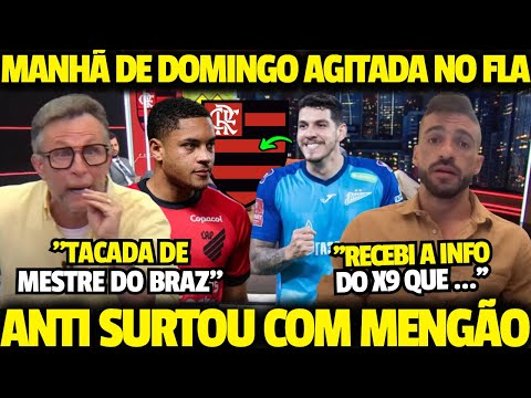 MANHÃ DE DOMINGO COM NEGÓCIO SENDO FECHADO! ANTI SURTOU AO VIVO COM VITOR ROQUE NINO NOTICIAS DO FLA