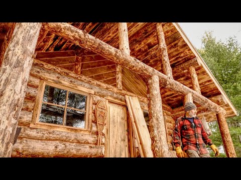 Off Grid Living in a Log Cabin | Lumber Milling, Making a Wood Bench, Cutting and Packaging Venison