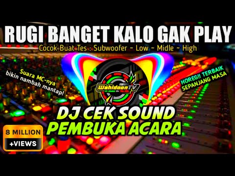 (HD Music) DJ CHECK THE SHOW OPENING SOUND - MUCH WANTED SOUNDMAND 🔊