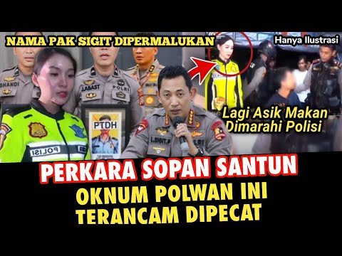 MODYARR‼️OKNUM POLWAN INI BIKIN LANGSUNG DIPECAT USAI MAKI2 ORANG MAKAN