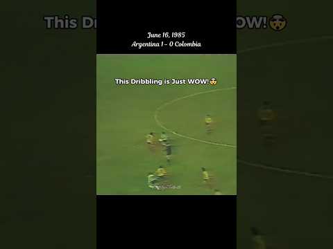 Maradona: The Most Insane Dribble of 1985! 🤯 #maradona #d10s #argentina