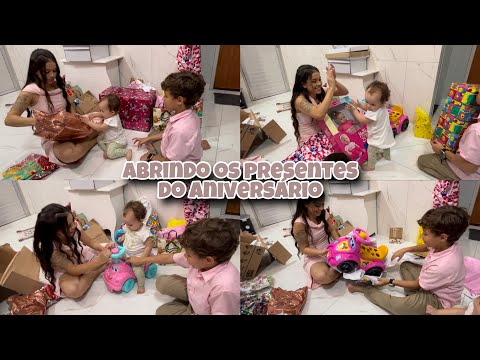 ABRINDO TODOS OS PRESENTES DO ANIVERSÁRIO DA MINHA FILHA