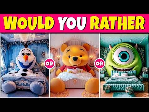 Would You Rather - Build Your Dream Bedroom 🛏️🤑🏠 Quiz Rainbow
