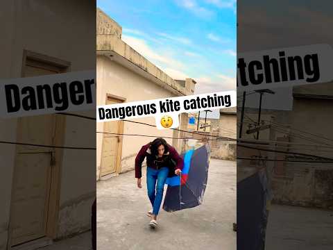 End lavel kite catching😱#kiteflying #youtubeshorts #trending