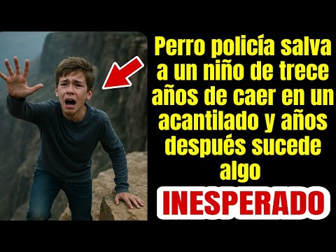 Este perro policía salvó dos veces al mismo niño… pero su último salto te hará llorar! #historia