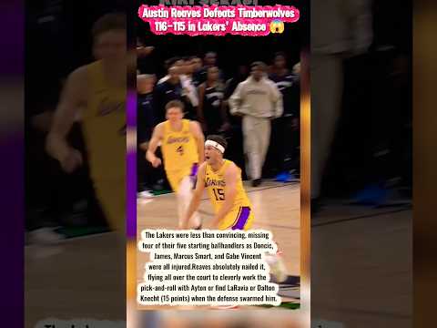 Austin Reaves Defeats Timberwolves #shortvideo