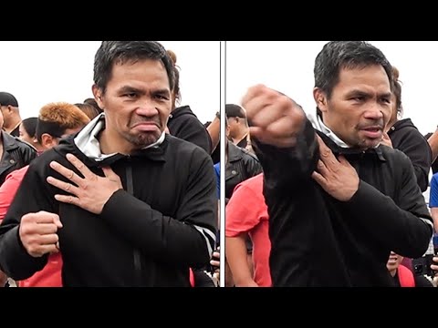 Manny Pacquiao REVEALS SECRET to his KNOCKOUT POWER; shows Bruce Lee ONE-INCH PUNCH technique