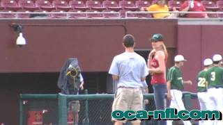 oca-nfl.com Kelly Throws first pitch Dick Howser
