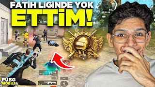 FATİH LİGİNDE YOK ETTİM! TEK BAŞIMA KALDIM ! - PUBG MOBİLE