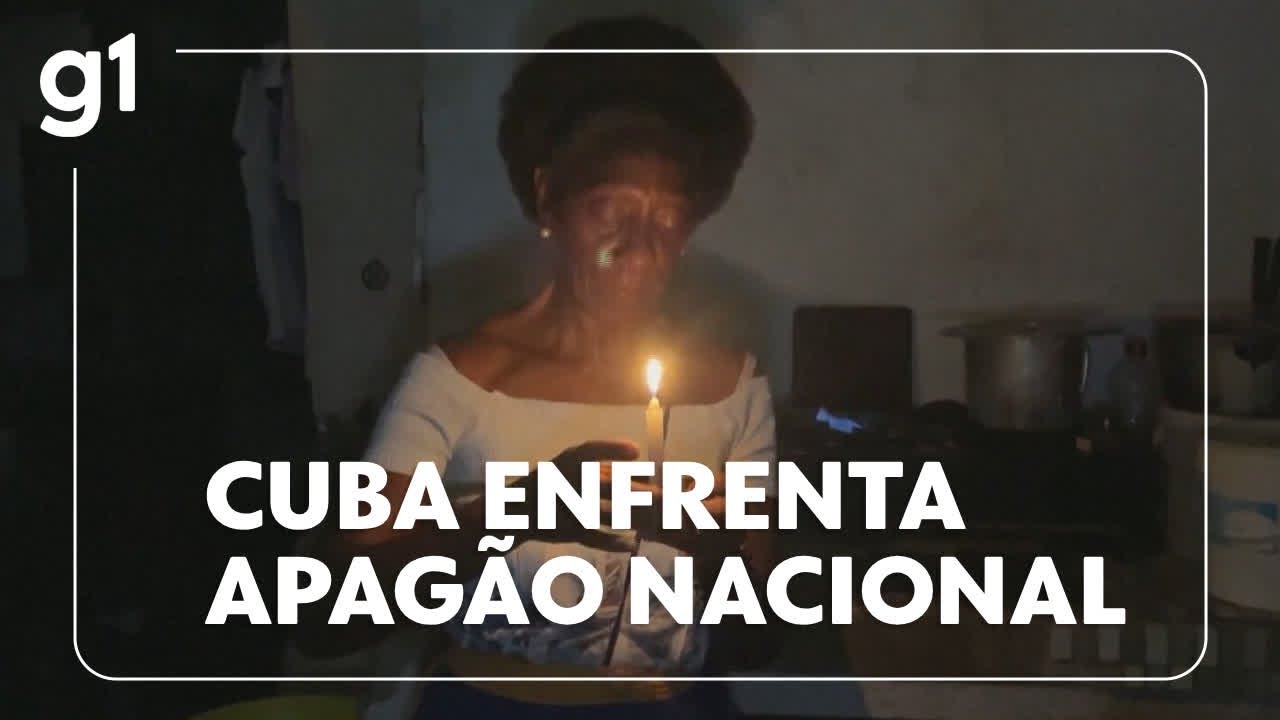 Cuba enfrenta um novo apagão; população está sem energia elétrica