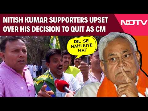 Nitish Kumar News | Nitish Kumar Supporters Upset Over His Decision To Quit CM Chair: 'Dil Se Nai..'