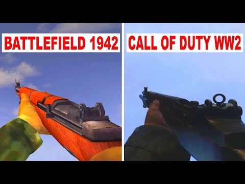 Call of Duty WW2 vs Battlefield 1942 - Weapon Comparison