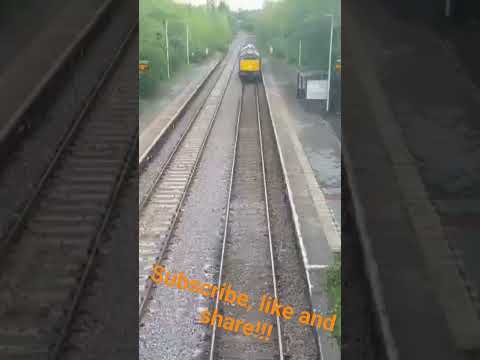 Rail Operations Group Class 37 passing Upton with a 1 tone