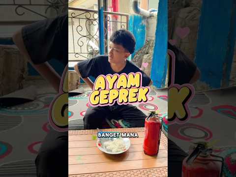 LOH KOK AYAM GEPREKNYA BEGITU | ImehAbang