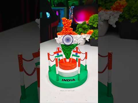 Independence day Special Craft Idea ❤️ Independence day Flag making 🇮🇳🇮🇳 Jai Hind #shorts #short