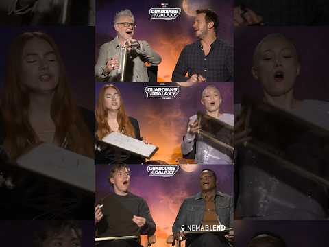 The 'GOTG Vol. 3' cast can’t stop laughing while playing trivia 💀