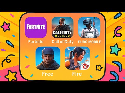 PUBG Mobile, Garena: Free Fire, Fortnite, Call of Duty Mobile [CoD Mobile]