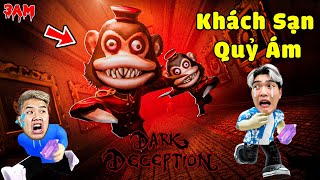 Huy Lơ Vào Khách Sạn Ma Ám Lúc 3H Sáng Trộm Đá Quý & Bị Quái Vật Rượt Té Khói |Dark Deception Roblox