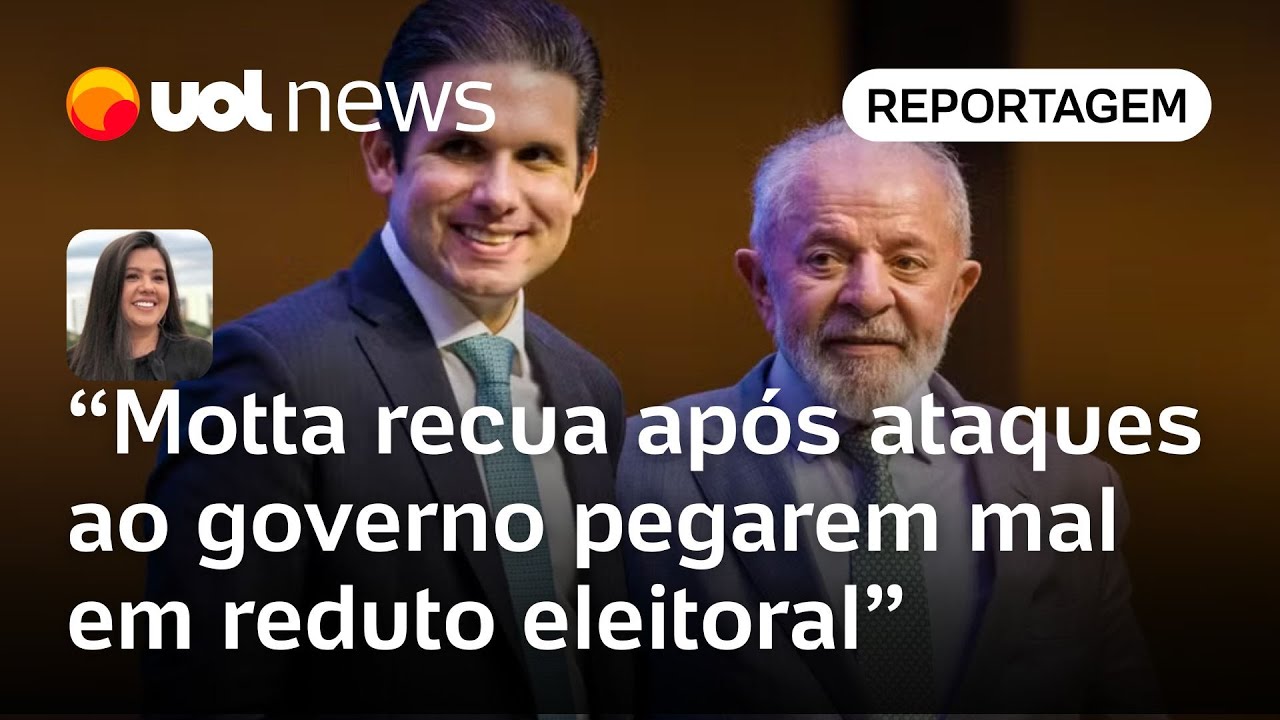 Motta recua após defesa de Congresso contra governo Lula pegar mal em reduto eleitoral |Carla Araújo
