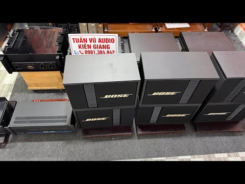 Em Về đẩy JBL 6230 .Đẩy Crown Base 2 và Crown Geodyne II .Loa Bose 301 seri 2 ☎️0981384842