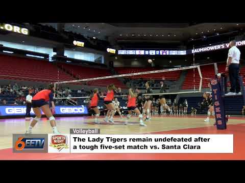 Auburn Volleyball Remains Undefeated With Win Over Santa Clara