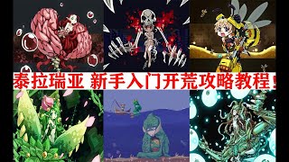 2实用物品道具合成，史莱姆王牛刀小试--泰拉瑞亚大师模式开荒Master Terraria