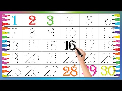 123 Numbers | 123 Number Names | 1 To 30 Numbers Song | 12345 learning for kids #kidsvideo #kidssong