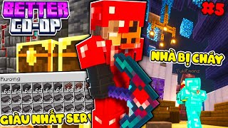 MINECRAFT BETTER CO-OP TẬP 5 : NHÀ CHỊ YUKI BỊ CHÁY?
