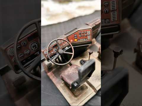 Freightliner scale 1:24 Part 2🤩 #automobile #diy #scalemodel #miniature #truck #painting