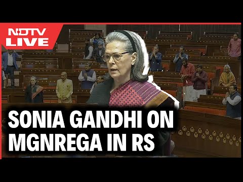 Sonia Gandhi Speech | Sonia Gandhi: Raise Minimum Wage Under MGNREGA, Increase Guaranteed Work Days