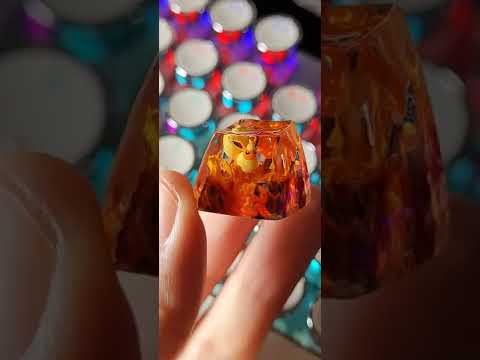 Custom Pokemon Artisan Keycaps, Poke ECS Resin Keycaps,Pokemon Spacebar Resin Handmade Keycap, Pokemon Charater Custom Keycap, anime keycaps