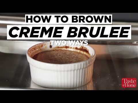 How to Brown Creme Brulee