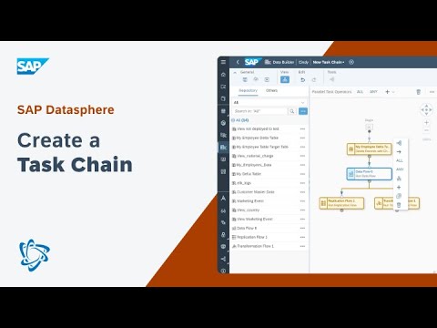 Create a Task Chain: SAP Datasphere