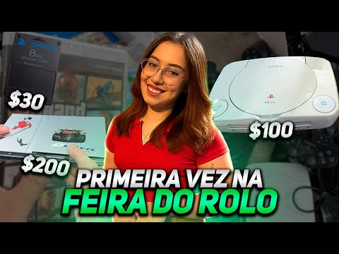 CAÇADA GAMER - FUI PARA A FEIRA DO ROLO PELA PRIMEIRA VEZ!