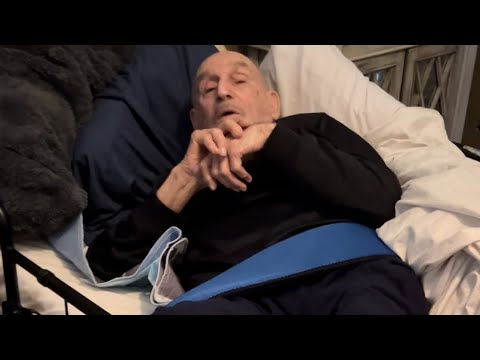 Dad Climbs Over His Bedrail (Very Scary)