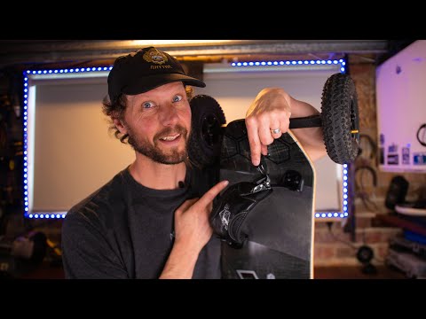 How to get your feet perfect in a Mountainboard binding