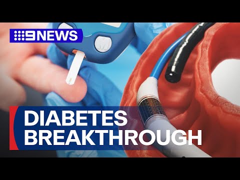 YouTube video thumbnail: New Diabetes Treatment Hoping to be a Gamechanger