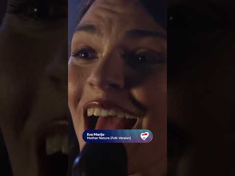 Putting the folk in focus! 🎻 Eva Marija treats us to a special rendition of her song for Luxembourg