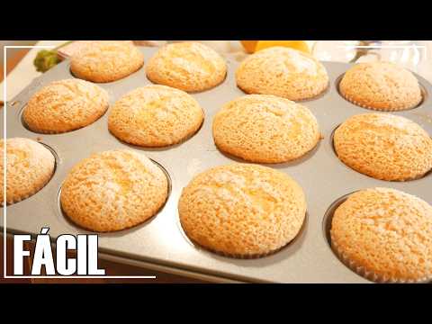 MAGDALENAS con Receta DE ABUELA Esponjosas y Fáciles | DELICIOSAS!