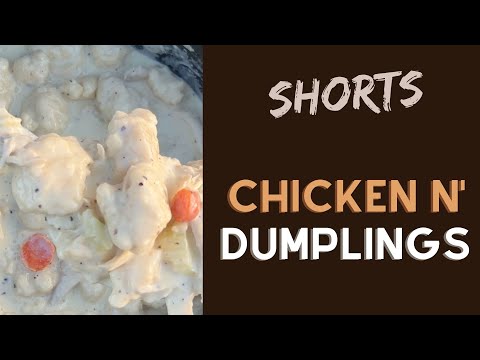 Good Ol’ Southern Style Chicken and Dumplings! #shorts